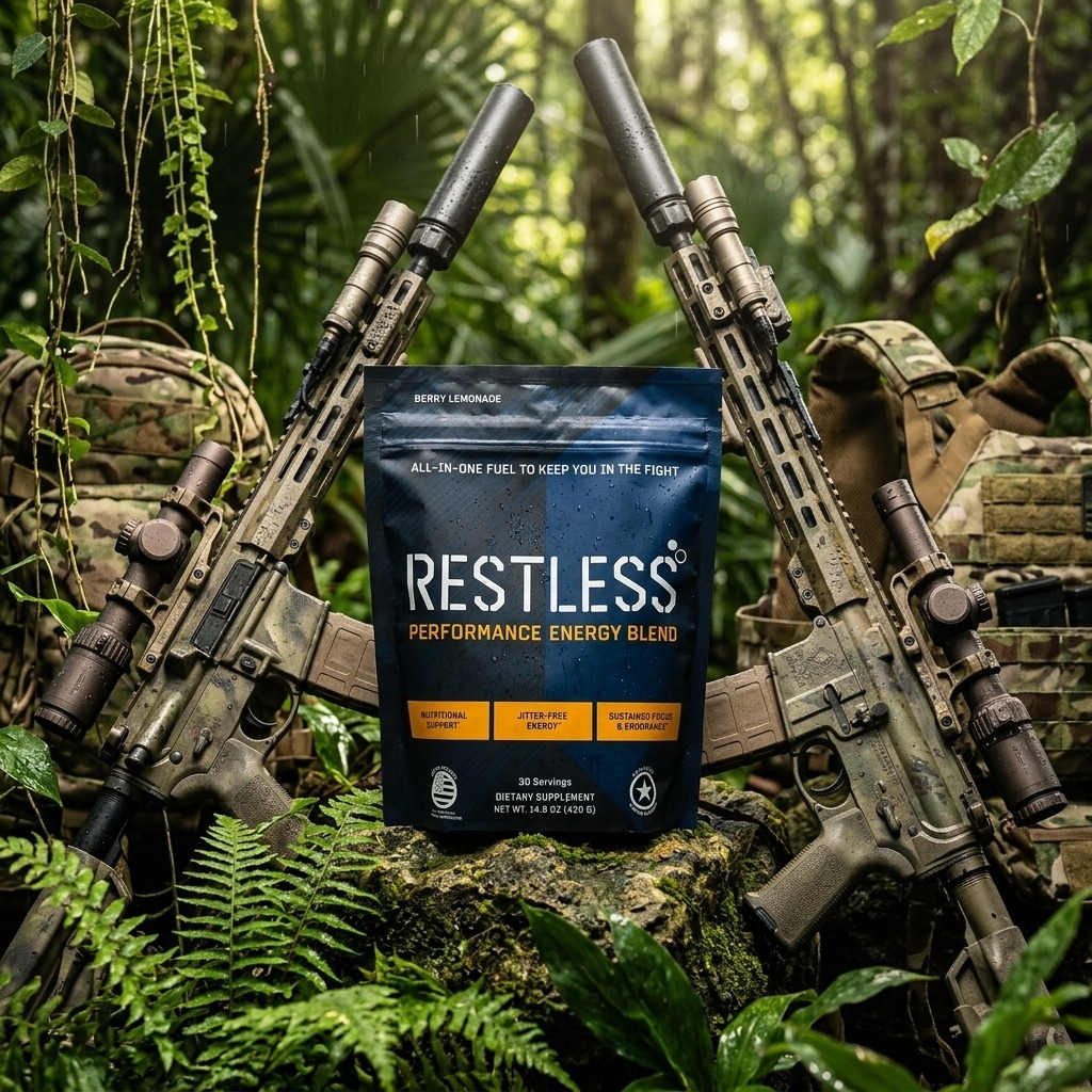 RESTLESS Performance Energy Blend in tactical field conditions